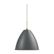 Grey wall lamp base gold brass 40cm BL9 - Gubi