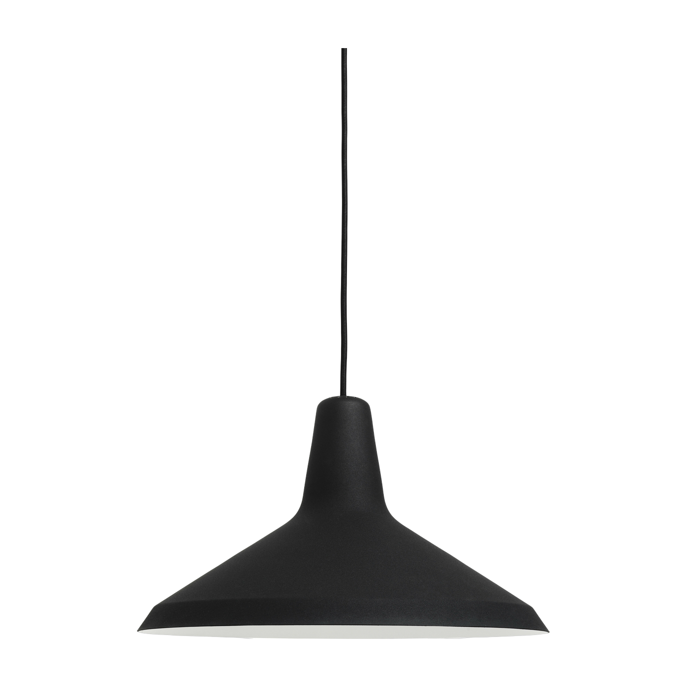 Black pendant base gold brass G-10 - Gubi
