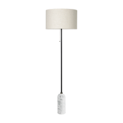 Lampadaire beige base en marbre blanc Gravity  - Gubi