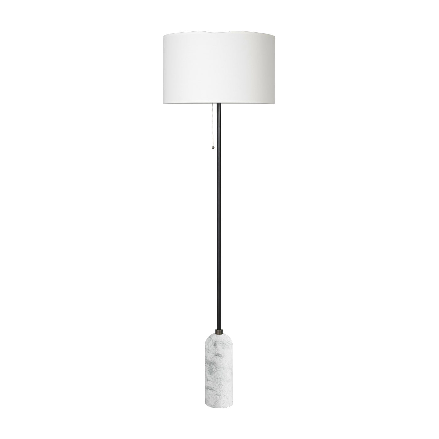 White floor lamp base in white marbre Gravity - Gubi