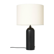 Lampe de table blanche base noir 65 cm Gravity - Gubi