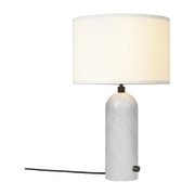 Lámpara de mesa blanca en mármol 49 cm Gravity - Gubi