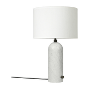 White table lamp base white marbre 65 cm Gravity - Gubi