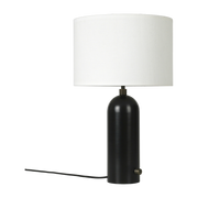 Lampe de table blanche base noire 49 cm Gravity - Gubi