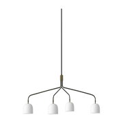 Lustre à 4 bras longs blanc Howard Chandelier - Gubi