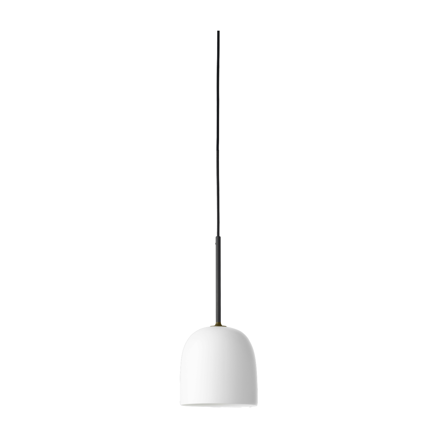 White pendant lamp base black Howard - Gubi