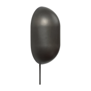 Lampada da parete Howard in ottone nero - Gubi