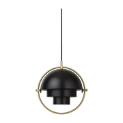 Schwarze Pendelleuchte base vergoldet 28 cm Multi -Lite -. Gubi