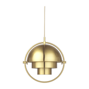 Goldene Hängeleuchte 28 cm Multi -Lite -. Gubi