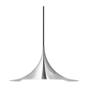 Lámpara colgante plateada 47 cm Semi Pendant - Gubi