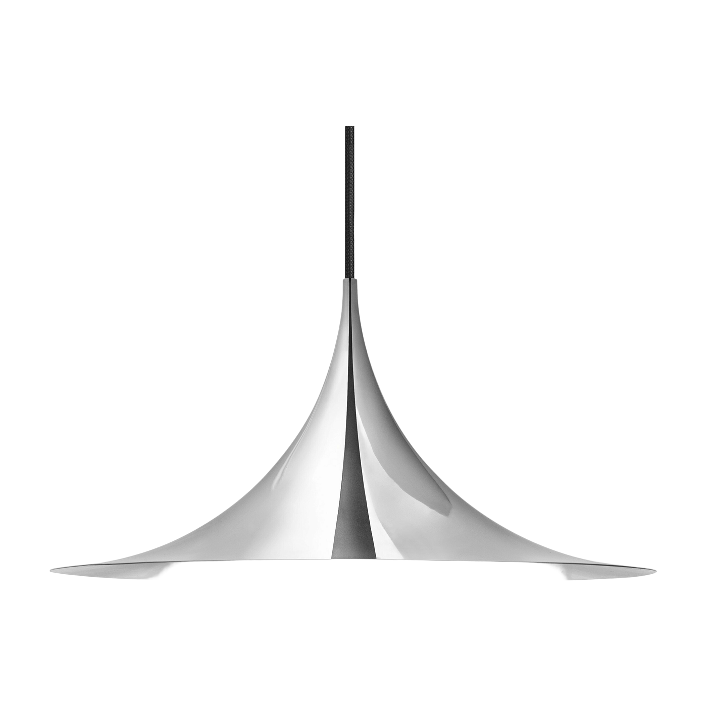 Silberne Hängeleuchte 60 cm Semi Pendant -. Gubi