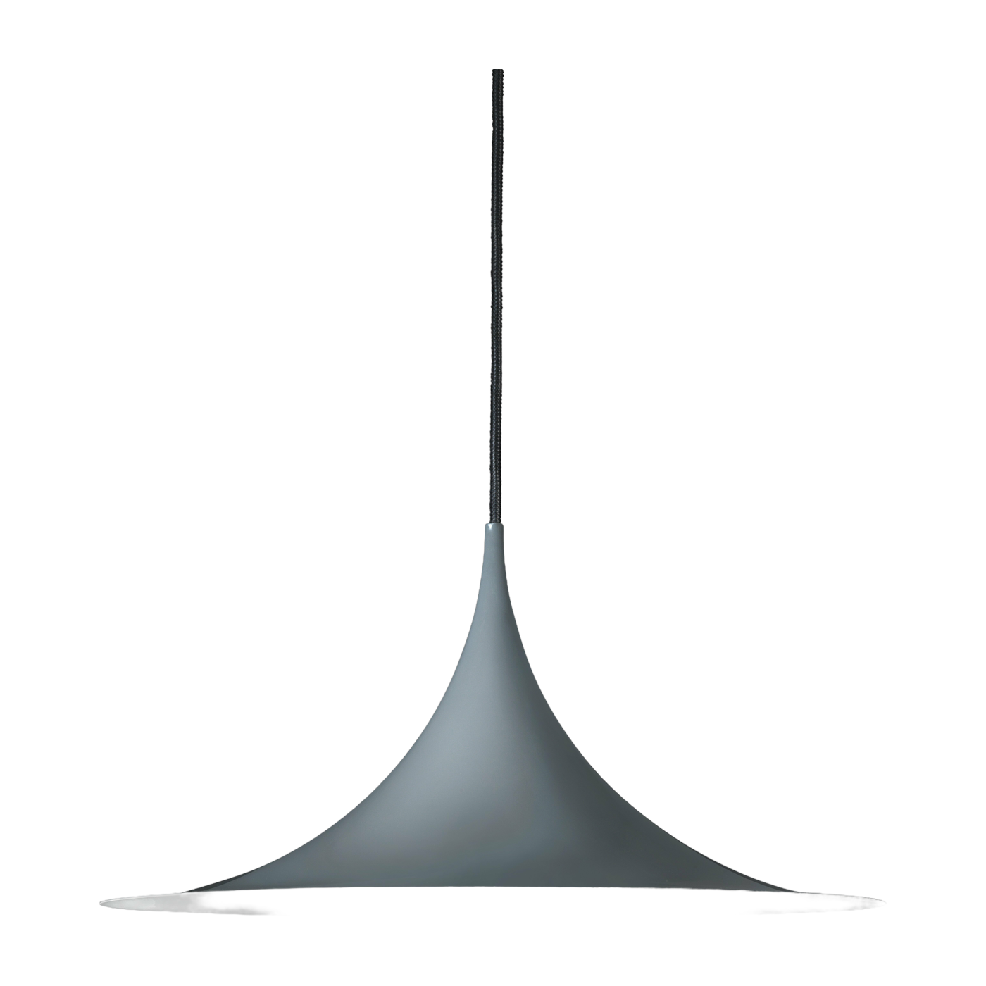 Graue Pendelleuchte 47 cm Semi Pendant -. Gubi