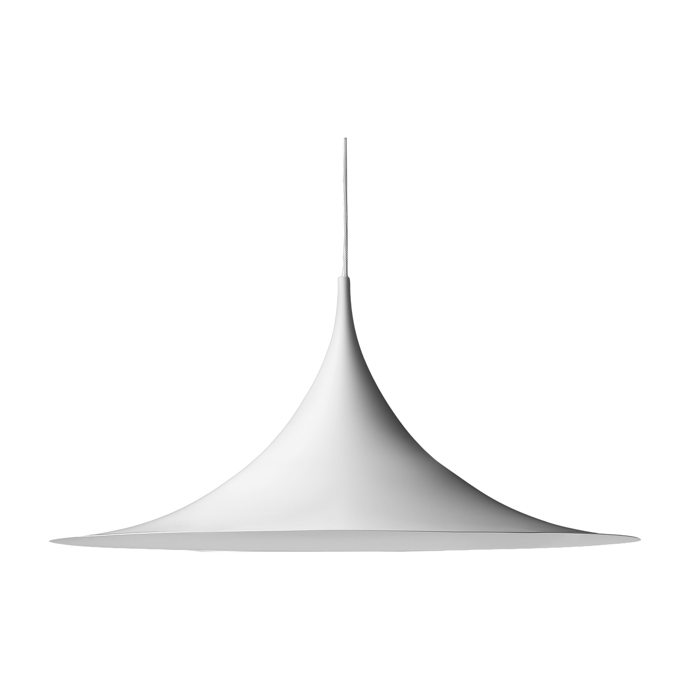 Weiße Hängeleuchte 90 cm Semi Pendant -. Gubi