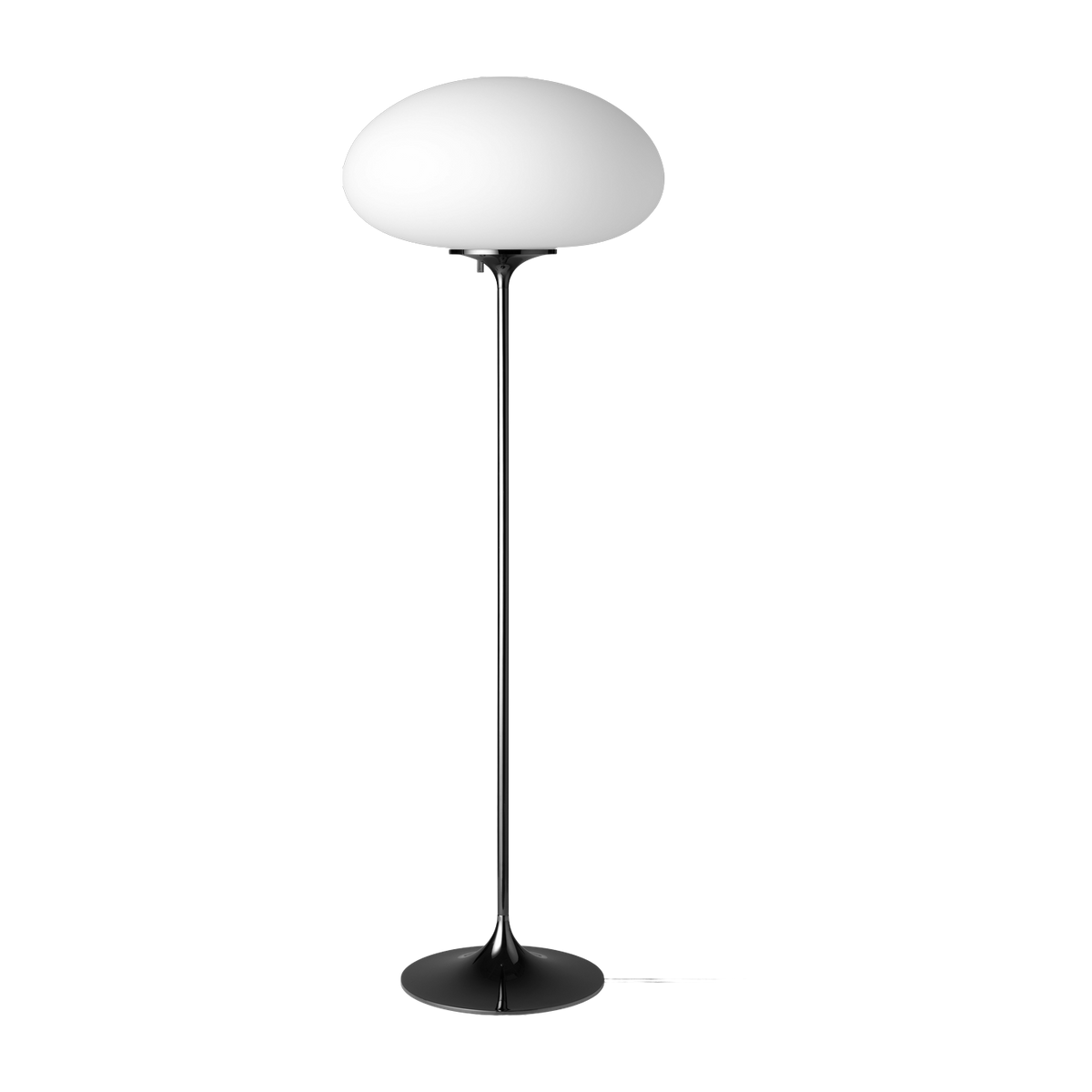 Weiße Stehleuchte base schwarz 110 cm Stemlite -. Gubi