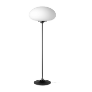 Weiße Stehleuchte base schwarz 110 cm Stemlite -. Gubi