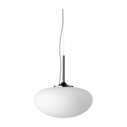 White hanging lamp base black Stemlite - Gubi