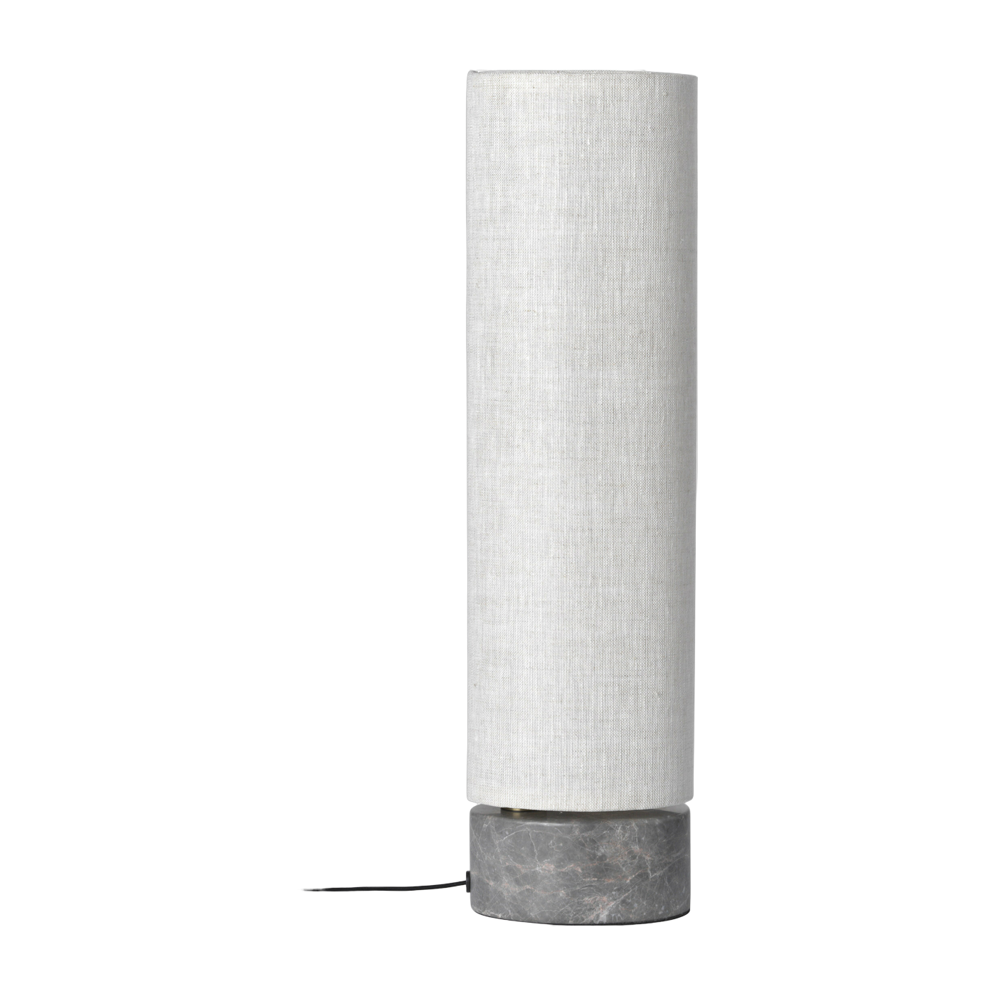 Lampada da tavolo color crema base marbre grey Unbound - Gubi