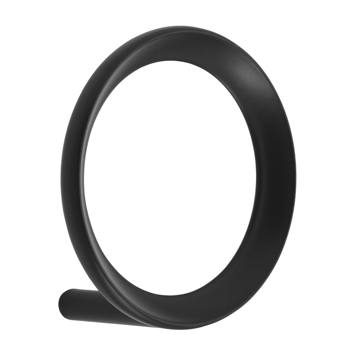 Portemanteau noir 7,8 cm Loop Hook noir - Normann Copenhagen