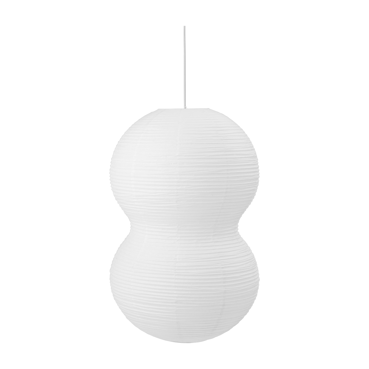 Pantalla de lámpara colgante blanca Puff Twist - Normann Copenhagen