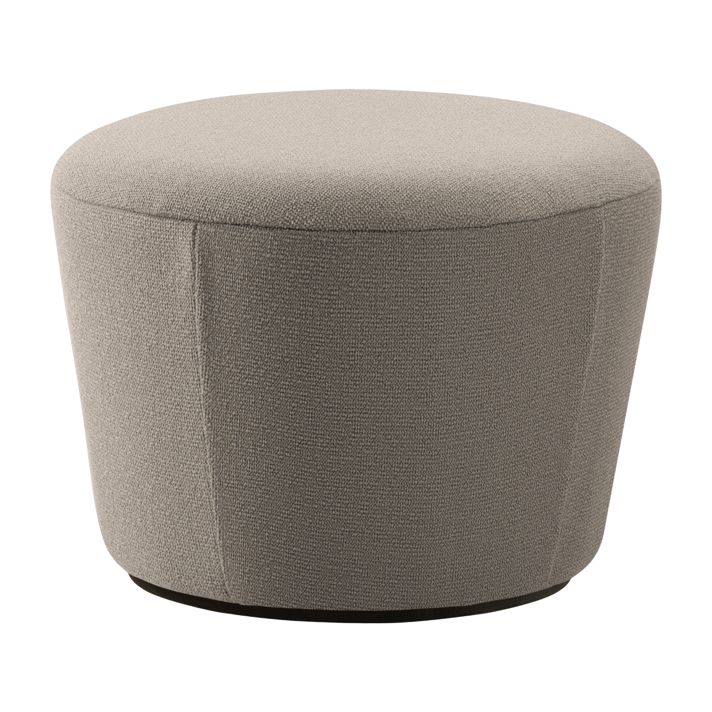 Pouf en tissu beige Naïve - Emko