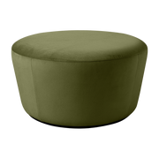 Pouf large en velours vert Naïve - Emko