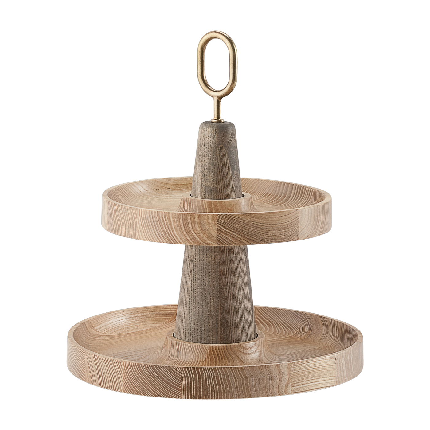 Babel Display aus Holz und Messing -. Emko