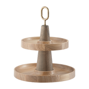 Espositore Babel in legno e ottone - Emko