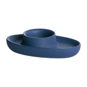 Aye Aye! single candle holder in navy blue - Emko