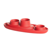 Portavelas triple rojo ¡Aye Aye! - Emko