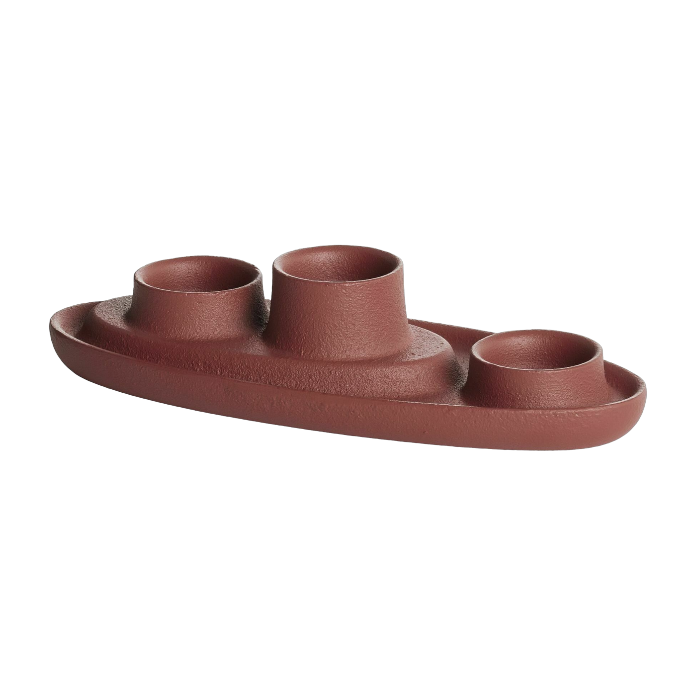Candle holder triple Bordeaux Aye Aye! - Emko