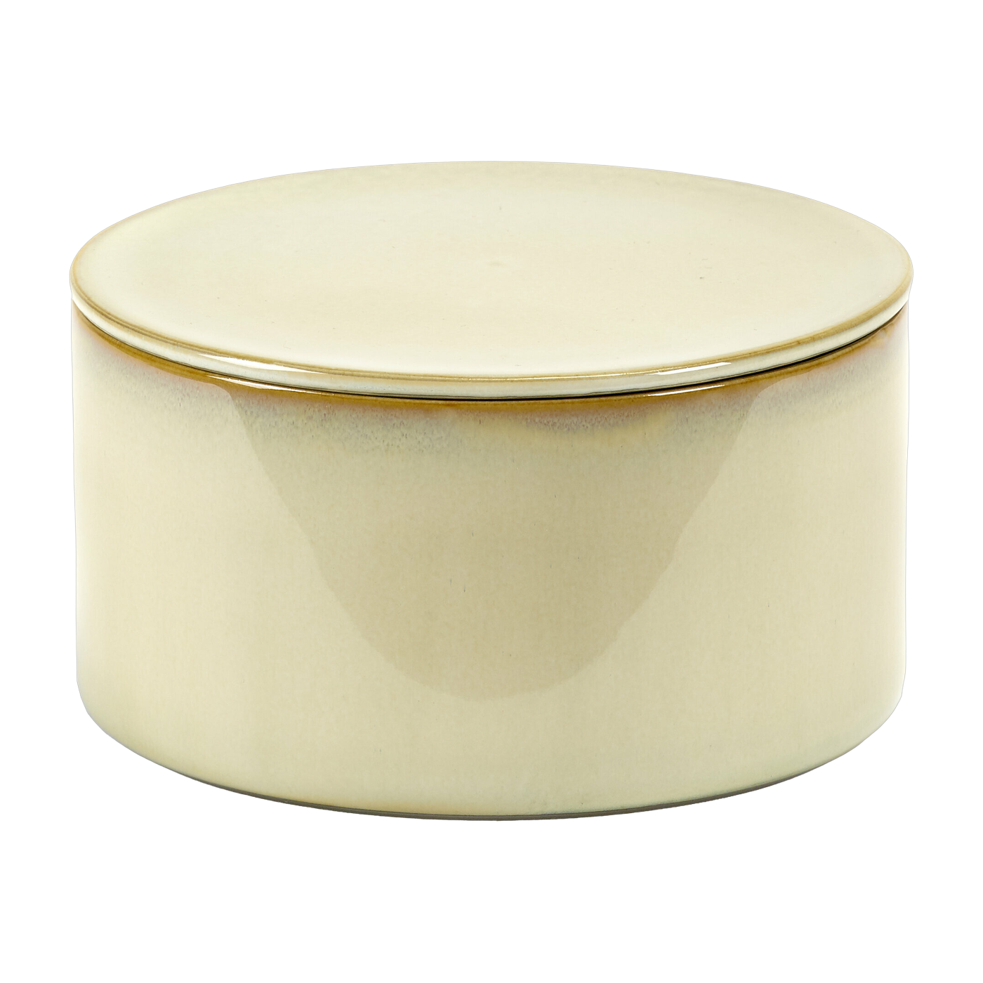 Aufbewahrungstopf aus Steingut beige 13cm -. Serax