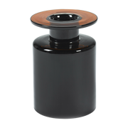 Vase in black and dark brown glass 27cm - Serax