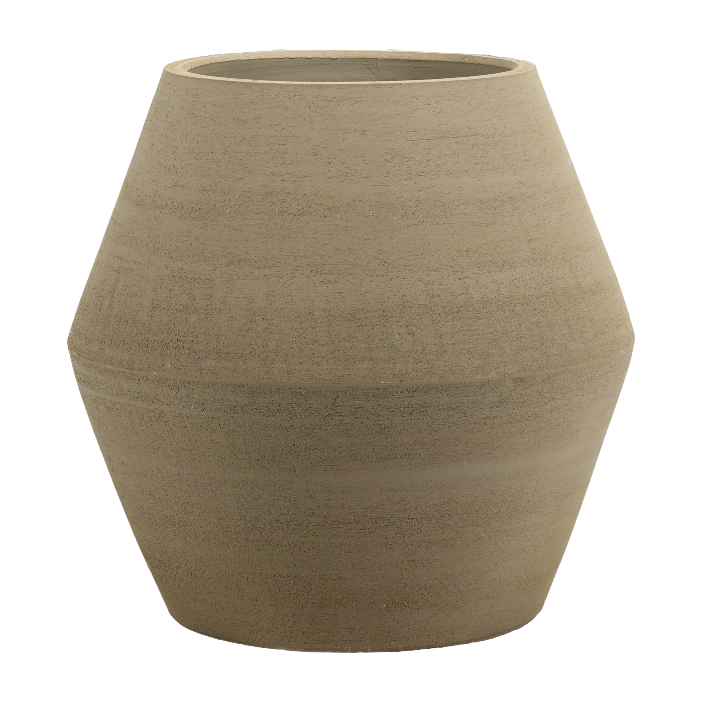 Maceta de gres beige 48cm Construir - Serax