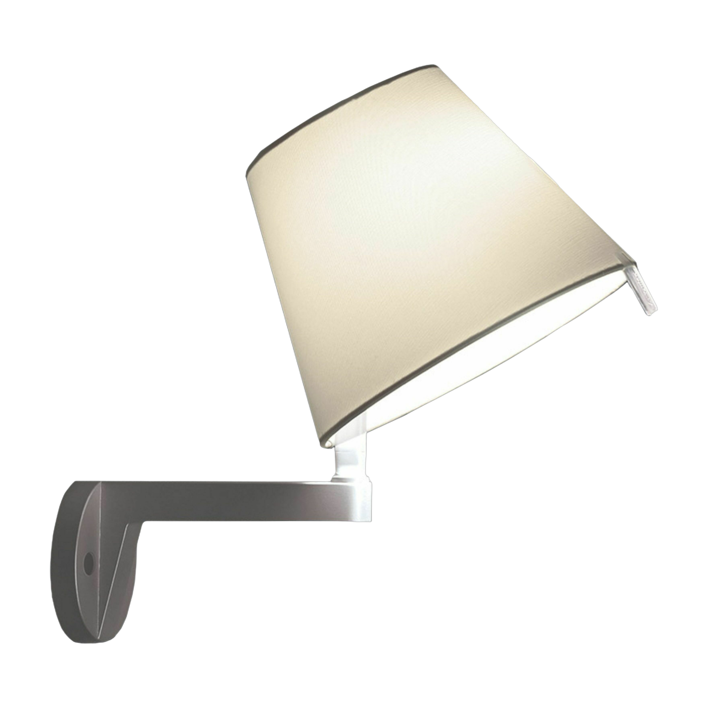 Bronzefarbene Wandleuchte mit Melampo-Schalter -. Artemide