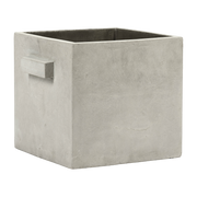 Pot en béton carré gris clair 17cm - Serax