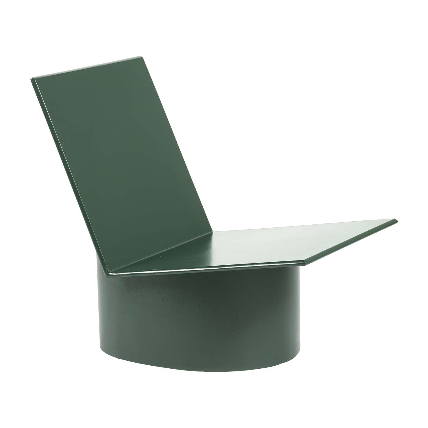 Green steel coffee chair Valerie - Serax