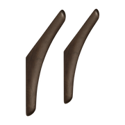 Set of 2 dark wood coat racks PI - Ethnicraft Accessories