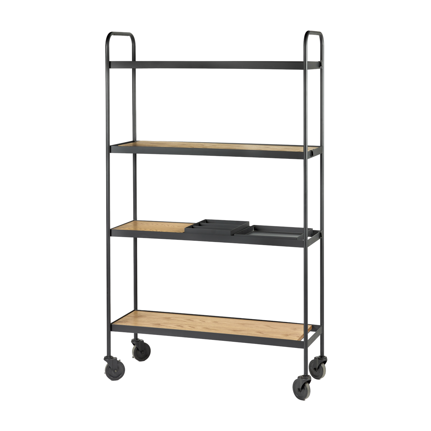 Estantería de madera y metal negro James 170cm - Serax