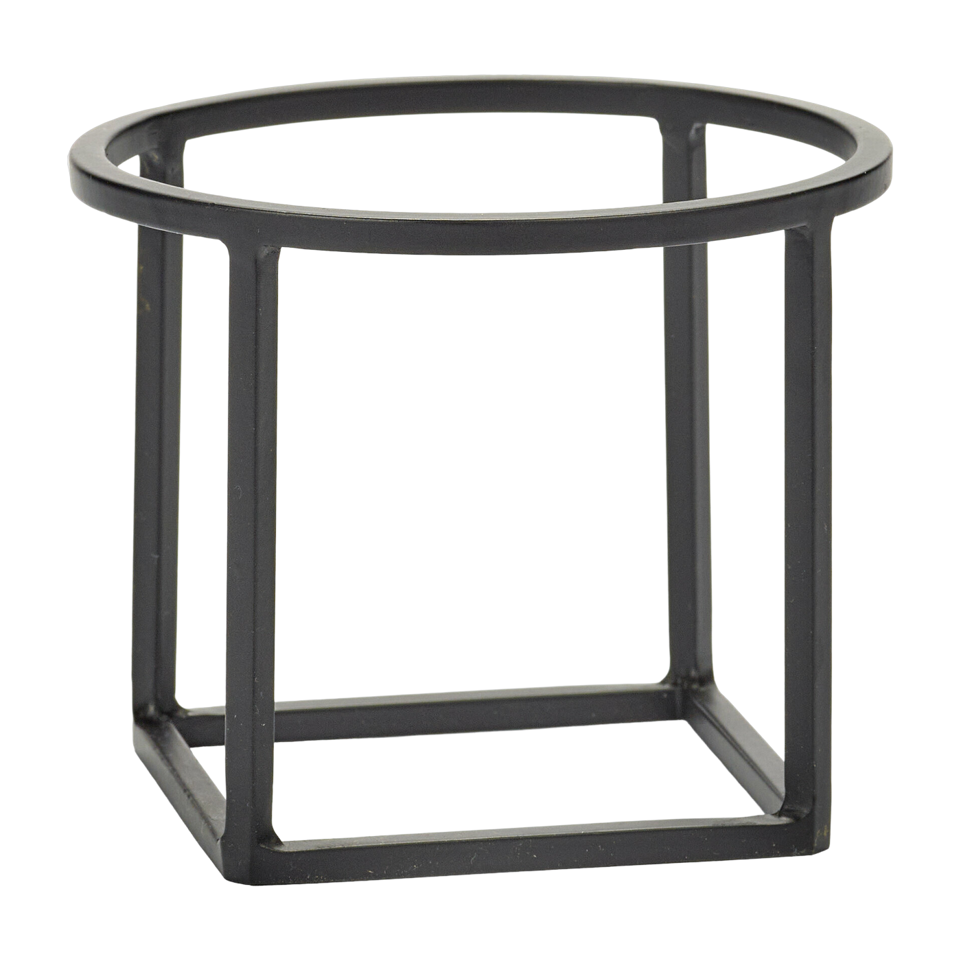 Tellerhalter aus schwarzem Stahl 14 cm -. Serax