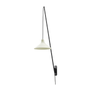 Steel and white porcelain wall lamp 20 x 42 cm Seam - Serax