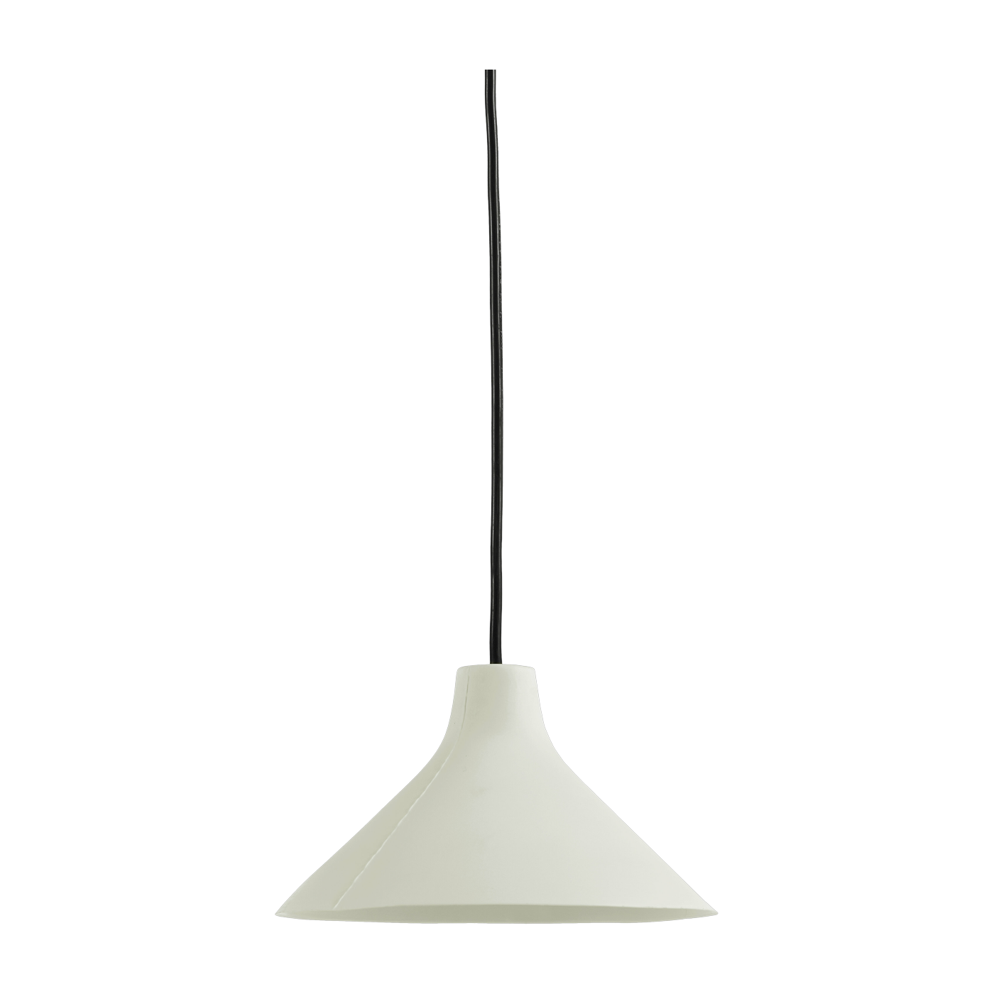 Suspension en porcelaine blanche 20x11,5cm Seam - Serax