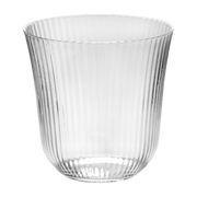 Inku 25 cl clear ribbed glass - Serax