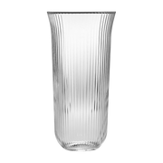 Glas aus geriffeltem Klarglas 45 cl Inku -. Serax