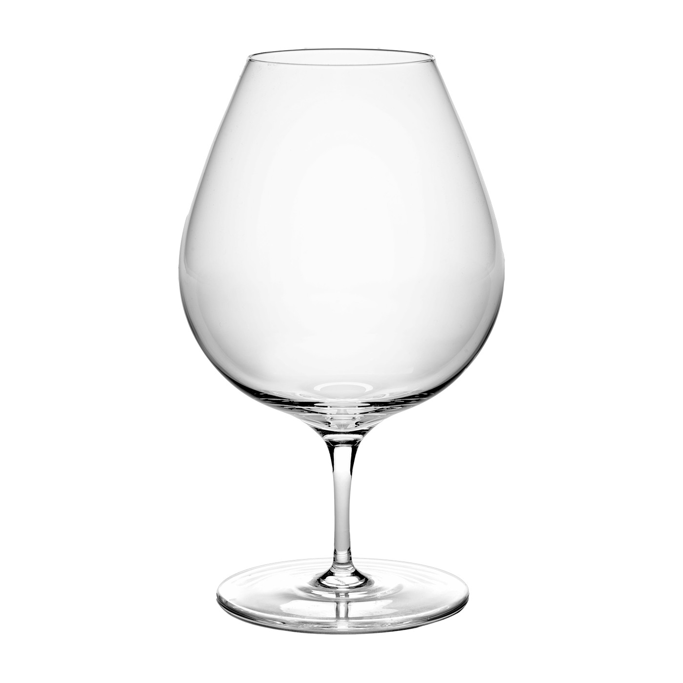 Inku 70 cl clear ribbed glass - Serax