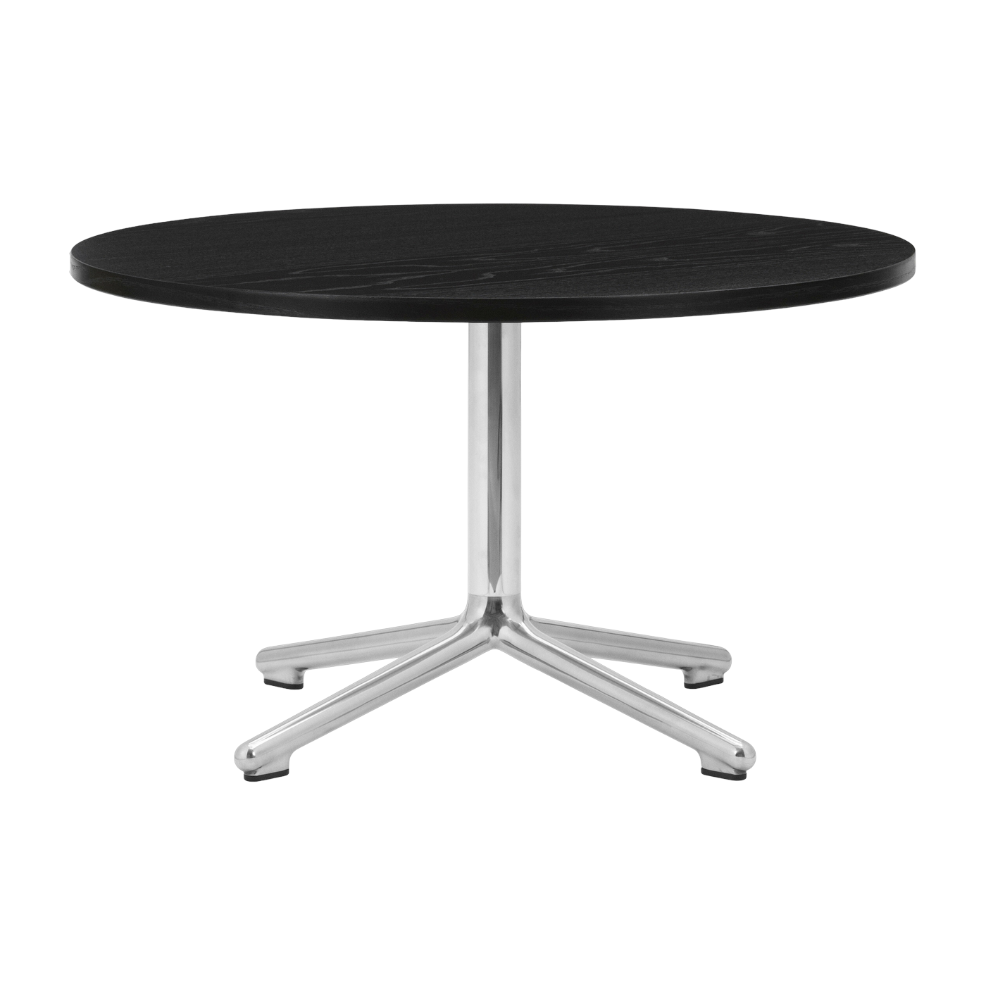 Table basse en aluminium et en chêne noir 70 cm Lunar noir Oak - Normann Copenhagen