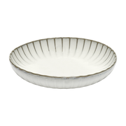Assiette creuse en grès blanche 27 cm Inku - Serax