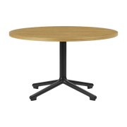 Tavolino in alluminio nero e rovere da 70 cm Lunar - Normann Copenhagen