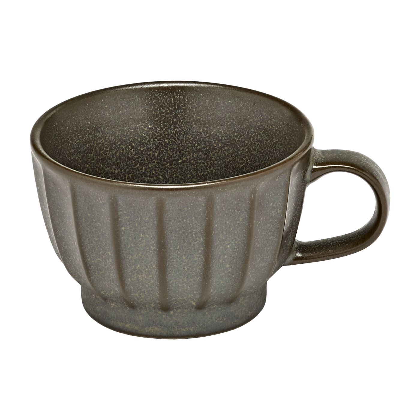 Green stoneware cup expresso 10 cl Inku - Serax