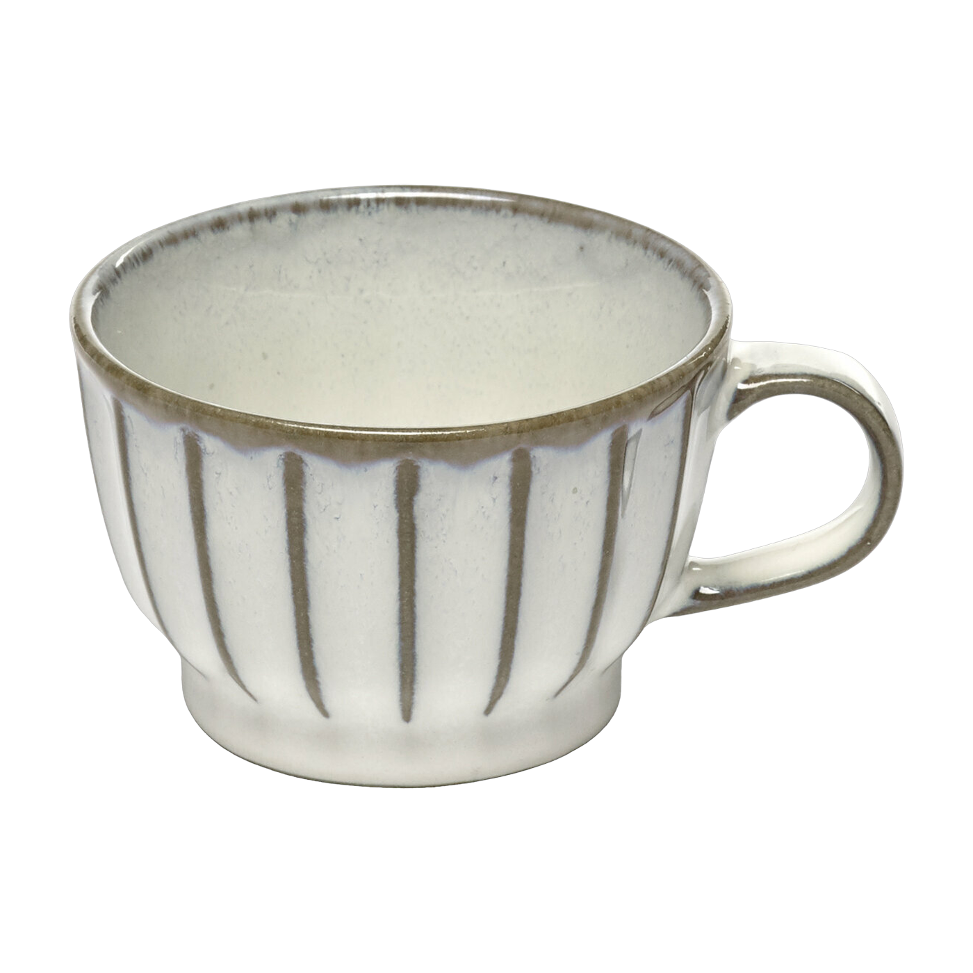 White stoneware cappuccino cup 20 cl Inku - Serax
