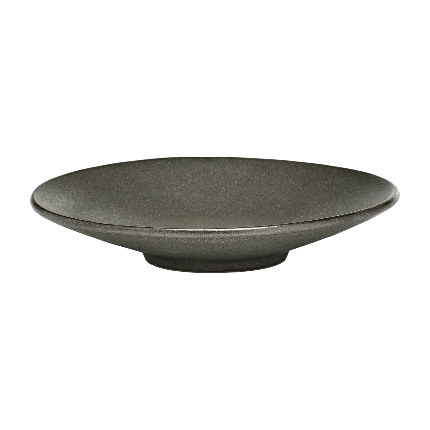 Green stoneware saucer 14 cm Inku - Serax